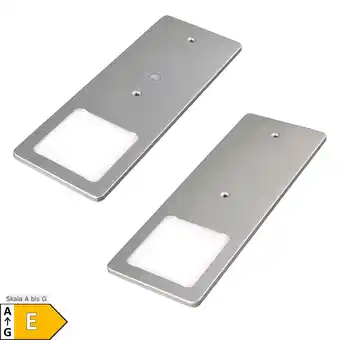 Netto Marken-Discount 2er Set Unterbauleuchte TooFlat warmweiß Angebot