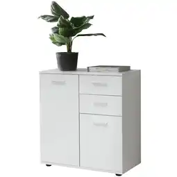 Netto Marken-Discount KADIMA DESIGN Kommode Sideboard, 2 Türen und 2 Schubladen, kratzfeste Melaminharz-Beschichtung Angebot
