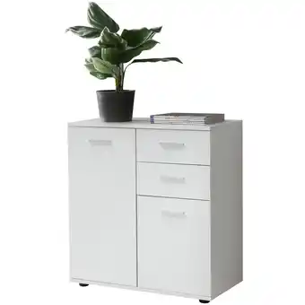 Netto Marken-Discount KADIMA DESIGN Kommode Sideboard, 2 Türen und 2 Schubladen, kratzfeste Melaminharz-Beschichtung Angebot