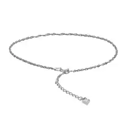Netto Marken-Discount Zeeme Basic Fußkette Silber 925 mit Herz-Motiv 26+3cm lang Angebot