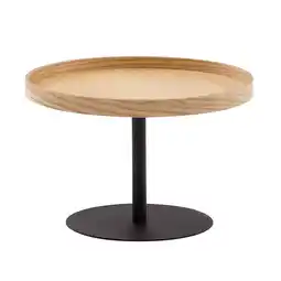 Netto Marken-Discount KADIMA DESIGN Couchtisch mit Holzmaserung und erhöhtem Rand, Metallgestell, Eichenfurnier Angebot