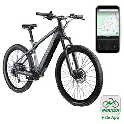 Netto Marken-Discount Agon Alpha E Bike Mountainbike Herren oder Damen 170 - 190 cm Pedelec 27,5 Zoll rock grey anthracite Angebot
