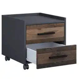 Netto Marken-Discount AI-SEN nonjoo-Teen Rollcontainer mit 2 Schubladen, 4 Umlenkrollen, Oberfläche Melamin Angebot