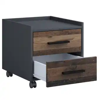 Netto Marken-Discount AI-SEN nonjoo-Teen Rollcontainer mit 2 Schubladen, 4 Umlenkrollen, Oberfläche Melamin Angebot