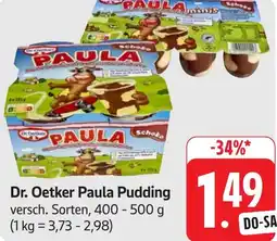 Gebauer's Dr. Oetker Paula Pudding Angebot