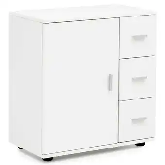 Netto Marken-Discount KADIMA DESIGN Badezimmerschrank, zeitloses Design, großer Stauraum, matt weiß, 60x65,5x33 cm Angebot
