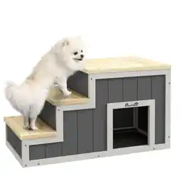 Netto Marken-Discount PawHut Haustiertreppe Kiefernholz, MDF Angebot
