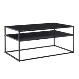 Netto Marken-Discount KADIMA DESIGN Couchtisch Modern Edge, Robuster Industrial-Stil Wohnzimmertisch mit Stauraum Angebot