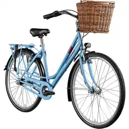 Netto Marken-Discount Zündapp C800 Damenfahrrad 28 Zoll mit Nabenschaltung 3 Gang retro Citybike 155 - 175 cm pastellblau Angebot