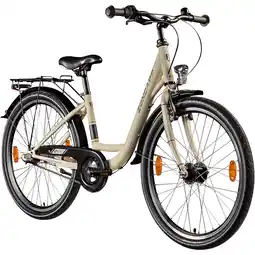Netto Marken-Discount Zündapp C400 Jugendfahrrad 24 Zoll Fahrrad ab 130-145 cm 3 Gang Tiefeinsteiger beige Angebot