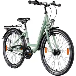 Netto Marken-Discount Zündapp C400 Jugendfahrrad 24 Zoll Fahrrad ab 130-145 cm 3 Gang Tiefeinsteiger grün Angebot