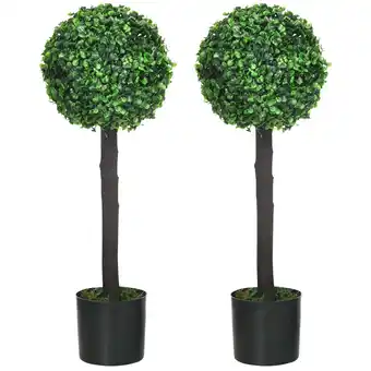 Netto Marken-Discount HOMCOM Kunstpflanze PEVA, PE, Kunststoff, Zement Angebot