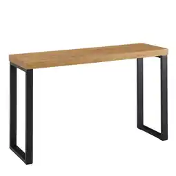 Netto Marken-Discount KADIMA DESIGN Konsolentisch in modernem Design, Eiche-Optik, Große Ablagefläche Angebot