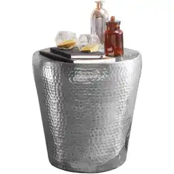 Netto Marken-Discount KADIMA DESIGN Orientalischer Hammerschlag-Dekotisch aus Aluminium, exotisches Design Angebot