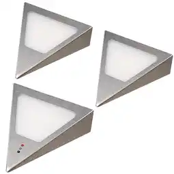 Netto Marken-Discount 3er Set Dreiecksunterbauleuchte mit integriertem Sensor warmweiss Angebot