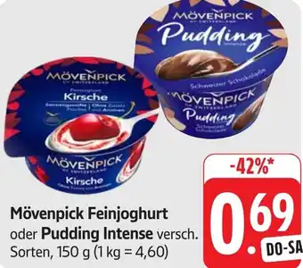 Gebauer's Mövenpick Feinjoghurt oder Pudding Intense Angebot