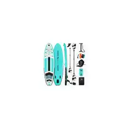 Netto Marken-Discount Stand Up Paddle Board AUKAI Pro mit Kajak-Sitz türkis Angebot