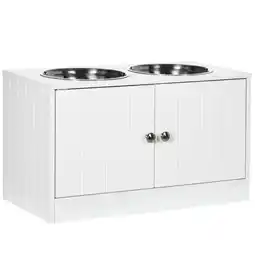Netto Marken-Discount PawHut Futterstation MDF, Edelstahl Angebot