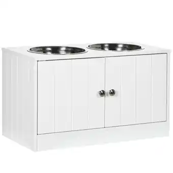 Netto Marken-Discount PawHut Futterstation MDF, Edelstahl Angebot