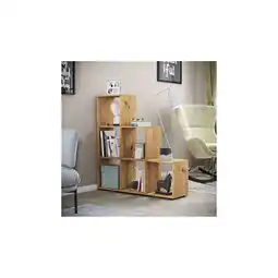 Netto Marken-Discount AI-SEN nonjoo - Treppenregal 6-Fach Artisan Eiche Dekor Angebot