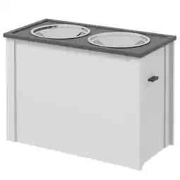Netto Marken-Discount PawHut Futterstation Stahl, MDF Angebot