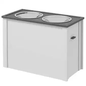 Netto Marken-Discount PawHut Futterstation Stahl, MDF Angebot