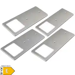 Netto Marken-Discount 4er Set Unterbauleuchte TooFlat warmweiß Angebot