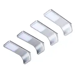 Netto Marken-Discount LED Unterbauleuchte, silber-grau, warmweiss, 4er SET Angebot