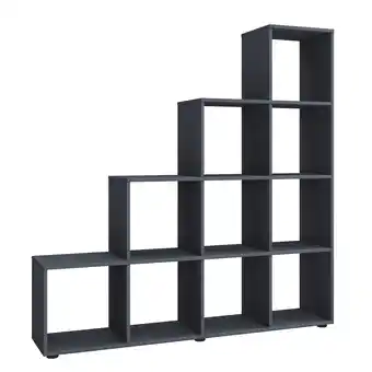 Netto Marken-Discount AI-SEN nonjoo - Treppenregal 10-Fach Anthrazit Dekor Angebot