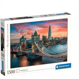 Netto Marken-Discount Clementoni Puzzle High Quality Collection - London im Zwielicht Angebot
