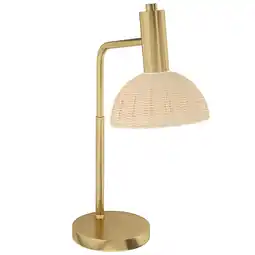 Netto Marken-Discount HOMCOM Tischlampe Eisen, Rattan Angebot