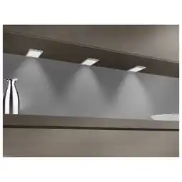 Netto Marken-Discount LED Unterbauleuchte, silber-grau, warmweiss, mit Sensor, 4er SET Angebot