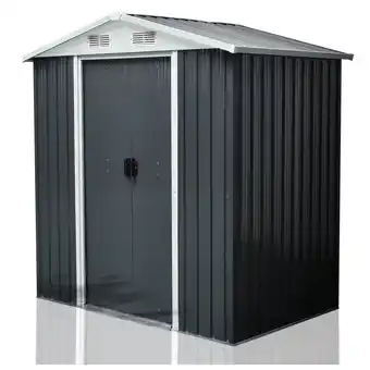 Netto Marken-Discount Geräteschuppen mit Doppelschiebetür und Belüftung aus Metall Gerätehaus SAFE L Angebot