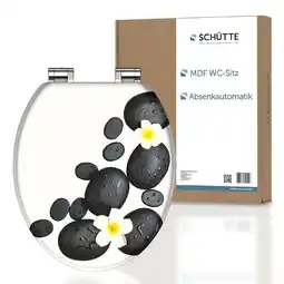 Netto Marken-Discount SCHÜTTE MDF WC-Sitz STONE DECORATION, mit Absenkautomatik Angebot