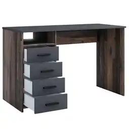 Netto Marken-Discount AI-SEN nonjoo-Teen Schreibtisch mit Arbeitsplatte 110 x 50 cm, 4 Schubladen und 1 offenes Fach Angebot