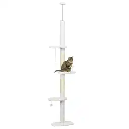 Netto Marken-Discount PawHut Kratzbaum Spanplatte, Teddyfleece, Baumwollseil Angebot
