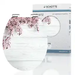 Netto Marken-Discount SCHÜTTE MDF HG WC-Sitz FLOWERS AND WOOD, mit Absenkautomatik Angebot