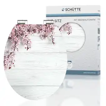 Netto Marken-Discount SCHÜTTE MDF HG WC-Sitz FLOWERS AND WOOD, mit Absenkautomatik Angebot