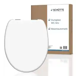 Netto Marken-Discount SCHÜTTE Duroplast WC-Sitz WHITE, mit Absenkautomatik Angebot