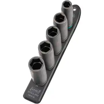 Netto Marken-Discount Hazet Steckschlüssel SmartRail 1/2 Schlag-, Maschinenschrauber-Einsatz-Satz Sechskant, 5-teilig Angebot