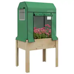 Netto Marken-Discount Outsunny Hochbeet PE, Tannenholz Angebot