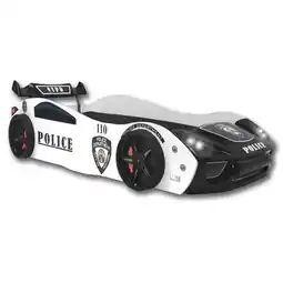 Netto Marken-Discount Autobett Police Spielbett für Kinder 90x200 inkl. Lattenrost Angebot