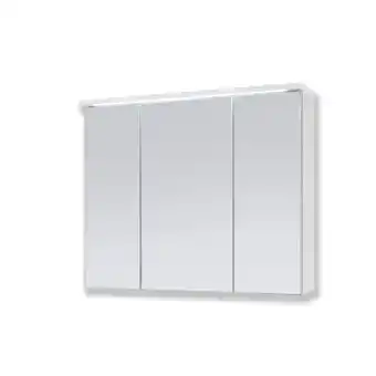 Netto Marken-Discount Badmöbel Spiegelschrank DUO 80 mit LED Beleuchtung Weiß Angebot