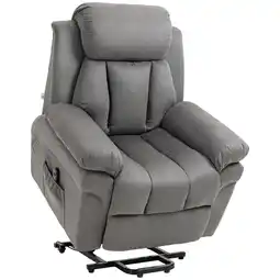 Netto Marken-Discount HOMCOM Sessel mit Aufstehhilfe Polyester, Schaumstoff, Stahl Angebot