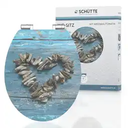 Netto Marken-Discount SCHÜTTE MDF HG WC-Sitz SHELL HEART, mit Absenkautomatik Angebot
