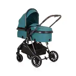 Netto Marken-Discount Chipolino Kinderwagen Aura 2 in 1 umbaubar Wickeltasche Sitz umkehrbar bis 22 kg grün Angebot