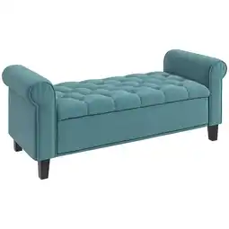 Netto Marken-Discount HOMCOM Polsterbank Polyester, Gummiholz Angebot