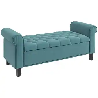 Netto Marken-Discount HOMCOM Polsterbank Polyester, Gummiholz Angebot