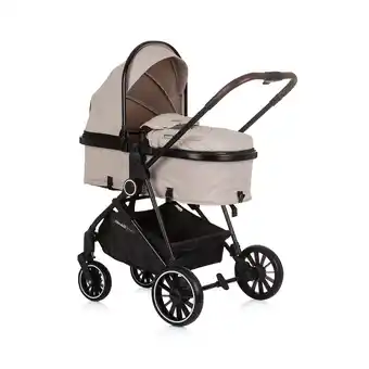 Netto Marken-Discount Chipolino Kinderwagen Aura 2 in 1 umbaubar Wickeltasche Sitz umkehrbar bis 22 kg beige Angebot
