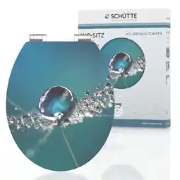 Netto Marken-Discount SCHÜTTE MDF HG WC-Sitz WATER DROP, mit Absenkautomatik Angebot